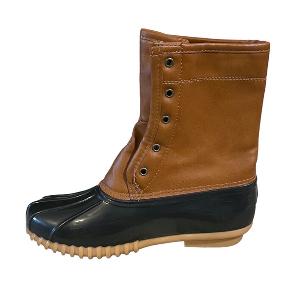The Original Duck Boot By Sporto Womens Size 7‎ Arianna Tan/Brown - Picture 9 of 9